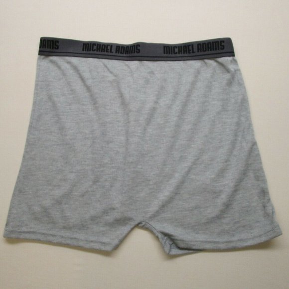 Michael Adams Men's Comfortable Brief Boxer Shorts Underwear Size L Gray NWT - Picture 3 of 6